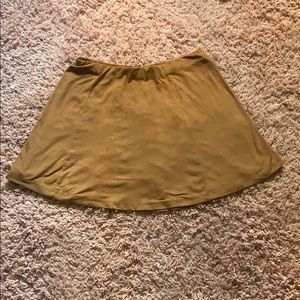 Brown soft skirt